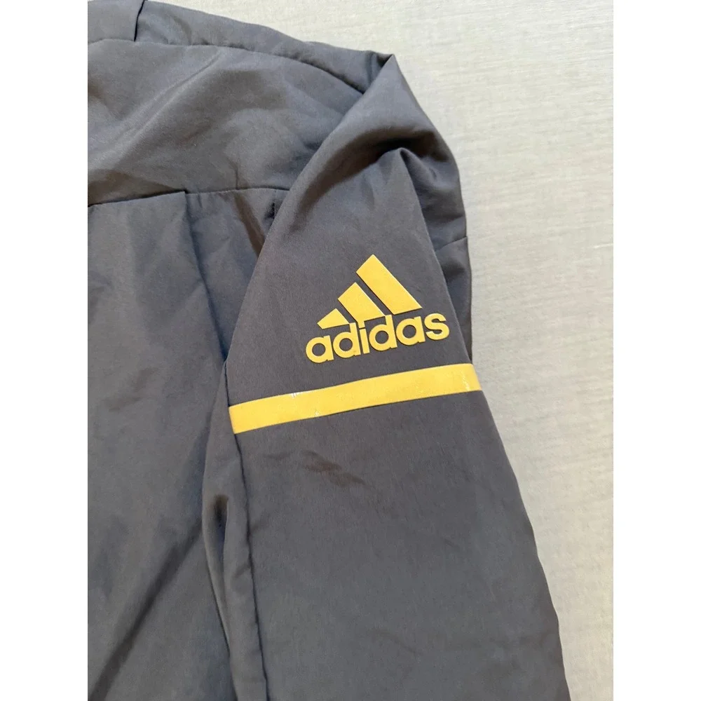 Adidas NHL Vegas Golden Knights Jacket Full Zip Gray Mens Size S Windbreaker‎